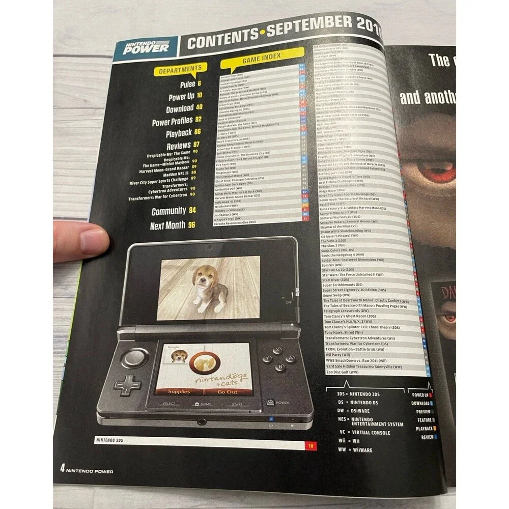 Nintendo Power Magazine Issue Volume 258, September 2010
